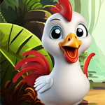 White Rooster Rescue Games4King