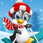 Xmas Skating Penguin Escape Games4King