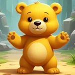 Yellow Bear Kid Rescue Games4King