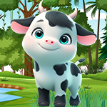 Young Cow Rescue Games4King